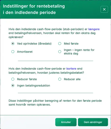 dialog for renteindstillinger
