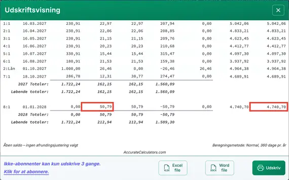 Genoptag betalinger