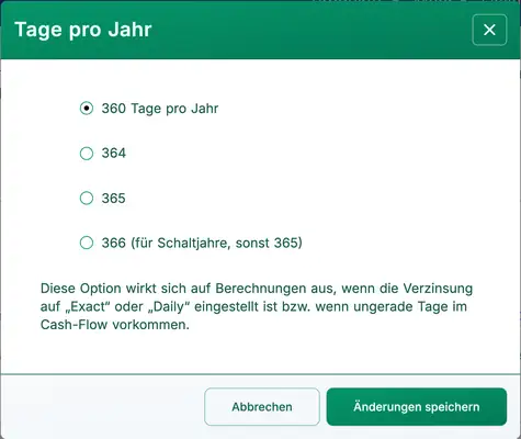 Dialogfeld Tag‑im‑Jahr