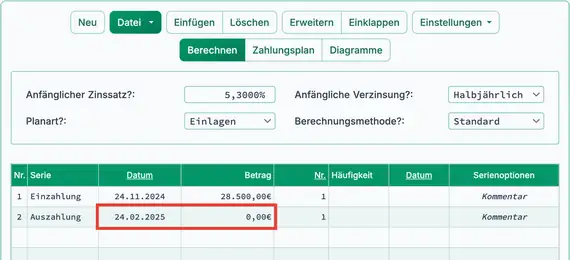 Vorbereitung für die ROI‑Berechnung