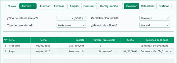 ejemplo de préstamo