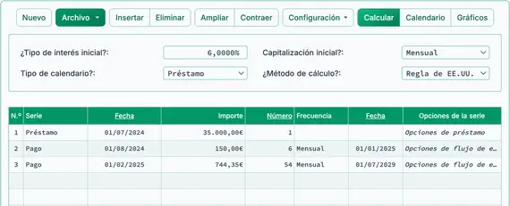 Pago periódico de la Regla de EE. UU.