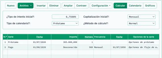 Configuración inicial del pago global