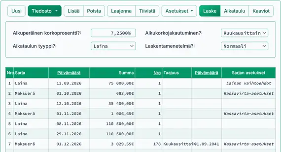 Rakennuslainan kolmas maksusarja