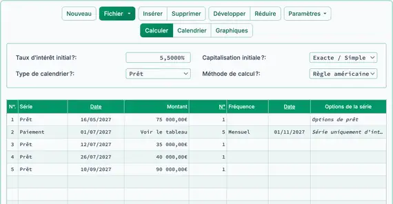 Prêt de construction avec trois décaissements supplémentaires