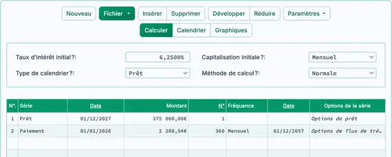 Configuration d’hypothèque bimensuelle