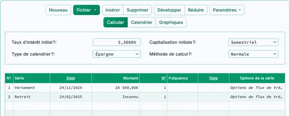 Prêt à calculer le rendement pour 92 jours