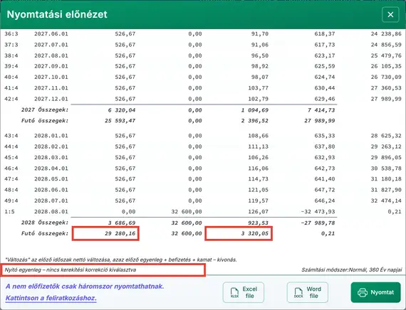 Megtakarítási ütemterv