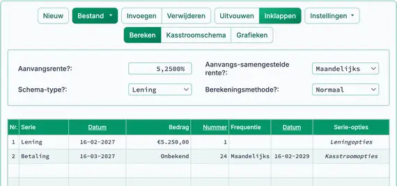 Bereken de onbekende periodieke betaling