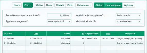 Obliczenia inwestycyjne