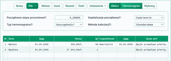 Obliczenia inwestycyjne