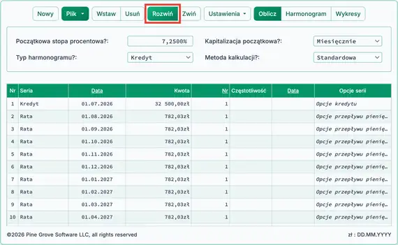 Płatności rozwinięte