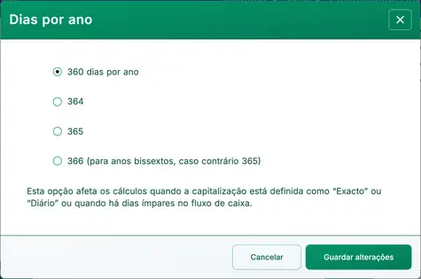 diálogo de dias no ano