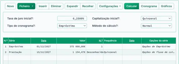 Hipoteca quinzenal – segundo cálculo