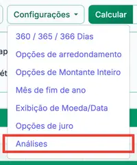 Análises