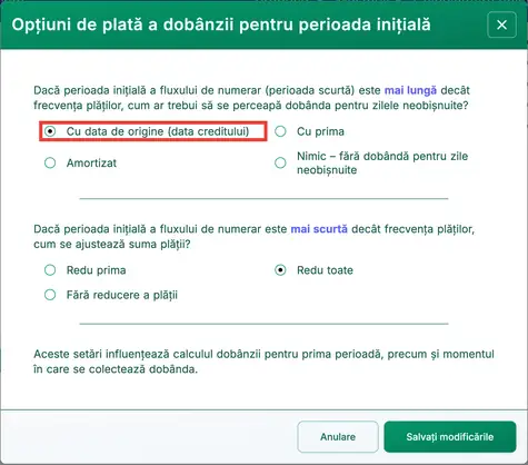 Setare perioadă lungă