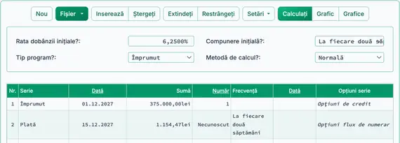 A doua calculare ipotecă bi‑săptămânală