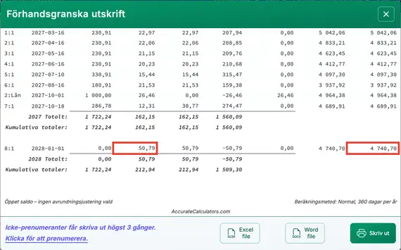 Återuppta betalningar