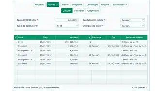 Screenshot of the adjustable rate mortgage calculator interface