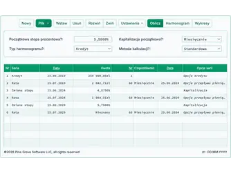Screenshot of the adjustable rate mortgage calculator interface