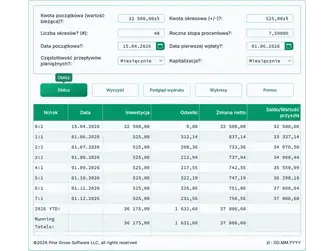 Screenshot of the future value of an annuity calculator interface